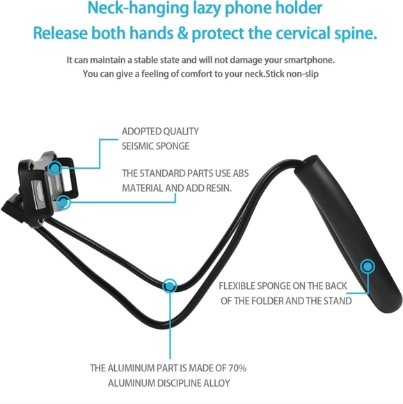 Hands Free Neck Phone Holder - Picture 8 of 9